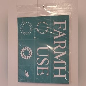 NEW Chalk Couture Reusable Transfer Farmhouse Wreath Retired